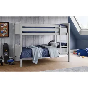 Wyncote Single (3') Standard Bunk Bed Dove Grey