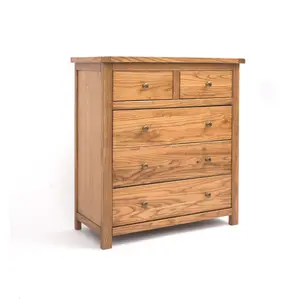 Trivento 5 Drawer Chest of Drawers Brass Knob