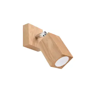 Keke Wood Bronze 1 Light Classic Wall Light