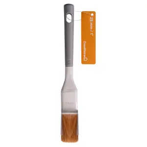 GoodHome 1" Fine filament tip Comfort Flat paint brush