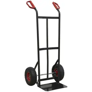 250kg Heavy Duty Sack Truck with Solid PU Tyres for Large Boxes