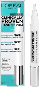 L'oreal Paris Clinically Proven Lash Serum For Stronger, Thicker-Looking Lashes, Enriched With Castor Oil And Hyaluronic Acid