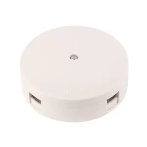 White 20A 1 way 4-terminal Junction box