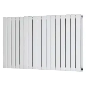 G-Rad White Double Flat Panel Horizontal Radiator - (H) 600 x (W) 1156mm