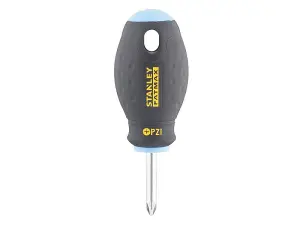 STANLEY 0-65-408 FatMax Stubby Screwdriver Pozidriv Tip PZ1 x 30mm STA065408