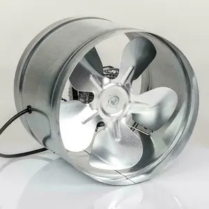 Metal Inline Extractor Fan Industrial Ventilator with 207mm / 8.15 Size