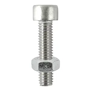 Timco - Socket Screws & Hex Nuts - Cover - Stainless Steel (Size M8 x 20 - 4 Pieces)