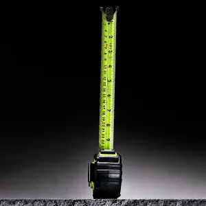 Unilite MT5M2 5 Metre Heavy Duty Tape Measure - 27mm Wide Blade - Impact Resistant TPR Coated - Ultra High Performance