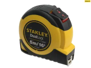 Stanley 5m 16ft DualLock Tylon Tape Measure Metric and Imperial STA036806