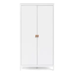 Barcelona Wardrobe with 2 doors in White