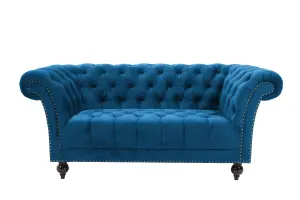 Birlea Chester 2 Seater Sofa Blue