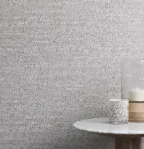 Fine Decor FD24934 Small Cork Wallpaper, Grey