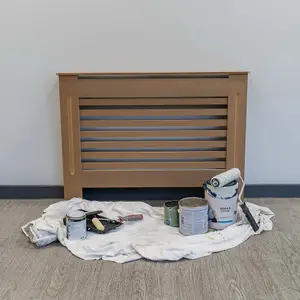 Unpained Horizontal Grill Radiator Cover - Medium