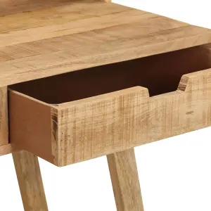 Berkfield Desk 100x45x90 cm Solid Rough Mango Wood