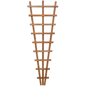 Heavy Duty Fan Trellis Dip Treated (Pack of 3) - L67 x W67 x H183 cm