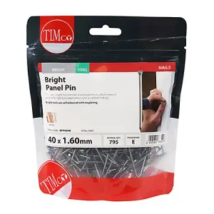 TIMCO Panel Pins Bright - 40 x 1.60