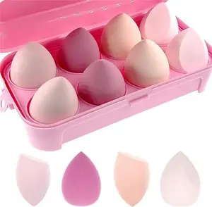 ZHIYE Makeup Sponge, 8 PCS Beauty Makeup Blending Sponge Puff Blender Foundation Sponge Concealer Sponge Applicator Sponges