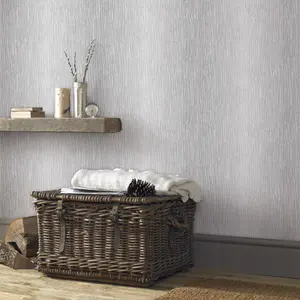 Boutique Valentino Glitter effect Striped Textured Wallpaper Sample