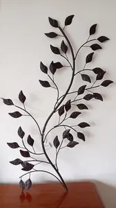 Leaf and Branch Metal Wall Art Garden Décor