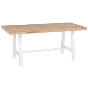 Garden Table Wood White SCANIA