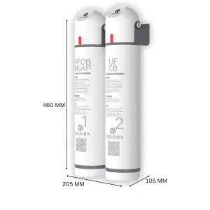 Hommix Ultra UF & Softening Drinking Water Filter with Sasani 304 Stainless Steel