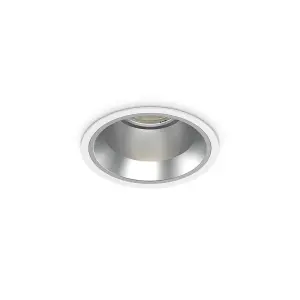 Luminosa Off Round Recessed Downlight White, 3000K, 15W