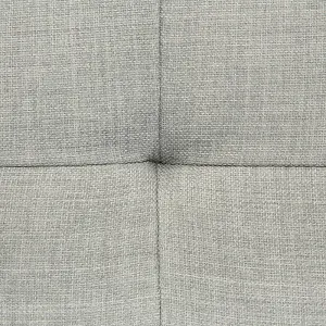 Right-Hand Corner Sofa KIRUNA Light Grey Fabric Right Hand