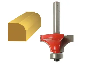 Faithfull  Router Bit TCT 9.5mm Rounding Over 1/4in Shank FAIRB111