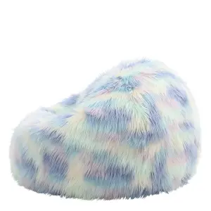 icon Unicorn Classic Faux Fur Bean Bag Chair