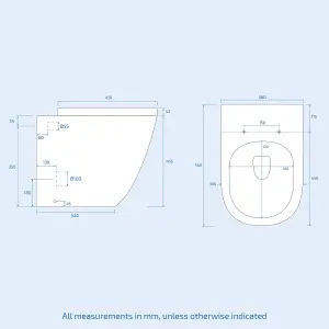 Nes Home Raven Left Hand 900mm Vanity Basin Unit, WC Unit & Ellis Back to Wall Toilet White