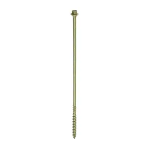 TIMCO Timber Screws Hex Flange Head Exterior Green - 6.7 x 225 (50pcs)