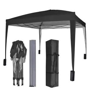 MCC Direct Gazebo 3x3 Pop up with Sides Black