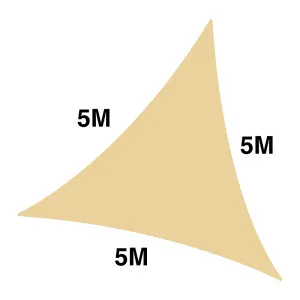 Woodside Sail Shade - 5m x 5m x 5m Triangle