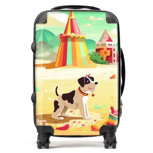 Doggy On A Beach Holiday Suitcase - Cabin