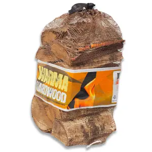 1 x Warma Kiln Dried Hardwood Net Pizza Oven Burner Stove Fuel Ready to Burn Firewood Logs 25L