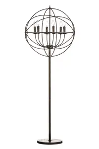 Interiors by Premier Orbital 6 Arm Floor Lamp