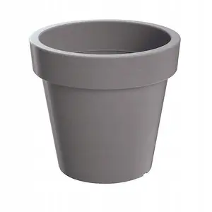 Big Plant Pots. extra large indoor outdoor planter, garden pot massive tree pot 430 Litres Grey