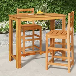 Berkfield Garden Bar Table 120x60x105 cm Solid Wood Acacia