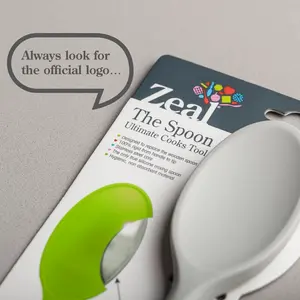 Zeal Silicone Cooking Spoon French Grey