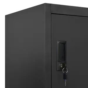 Berkfield Locker Cabinet Anthracite 90x40x180 cm Steel