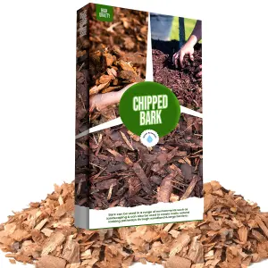 1 Bag (60 Litres) 60L Decorative Wood Chipped Bark For Paths, Driveways, Gardens & Landscapes