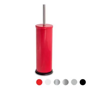 Harbour Housewares - Round Toilet Brush - Red