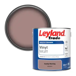 Leyland Trade Vinyl Matt Walls & Ceilings Emulsion Paint Sunday Morning (PPG1053-5) 2.5L