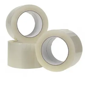 12 Rolls 50mm x 66m Clear Acrylic Super Sticky Packaging Tape for Sealing Parcels & Boxes