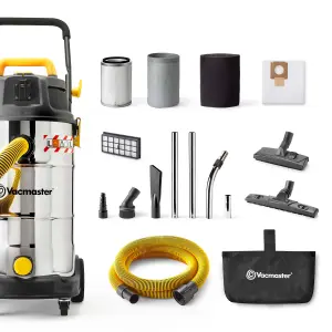 Vacmaster L Class 38L Wet and Dry Vacuum Cleaner with HEPA 13 and Power Take Off