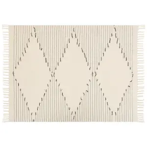 Blanket ULUYOL Cotton 130 x 170 cm Beige