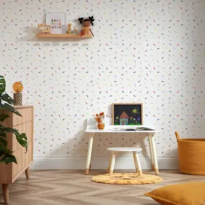 Icecream Sundae Wallpaper In Multicoloured Brights