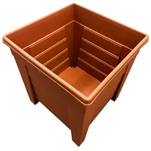 1 x Terracotta Grosvenor Square 33cm Flower Plant Pot For Home, Garden & Patios