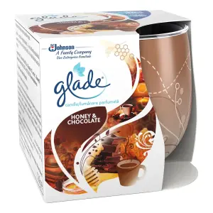 Glade Candle Honey & Chocolate Air Freshener 120g (Pack of 12)