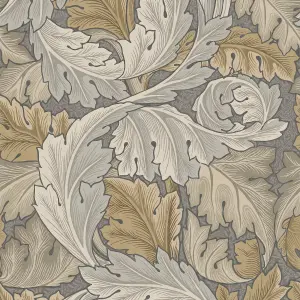 William Morris Gallery Collection Neutral Acanthus Smooth Wallpaper